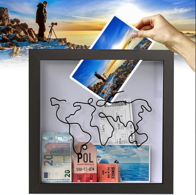 travel memory frame illustration photo - this would make a great secret santa gift